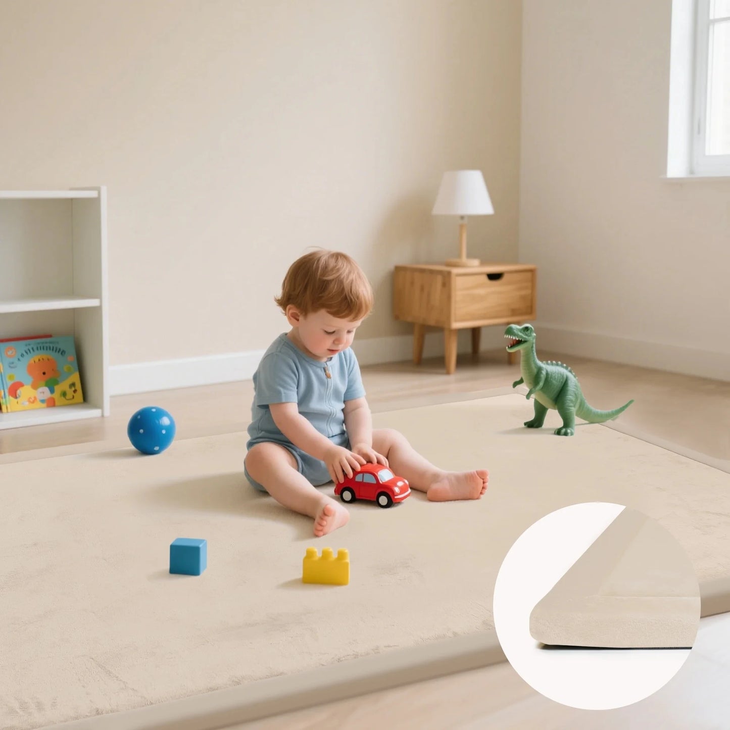 PaPaMat Baby Play Mat Tatami Style Non Slip Living Room Rug