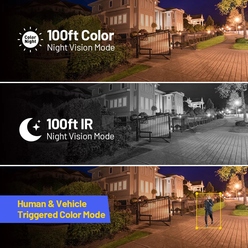 Annke 12MP Outdoor PoE Security Camera Featuring Night Vision Microphone