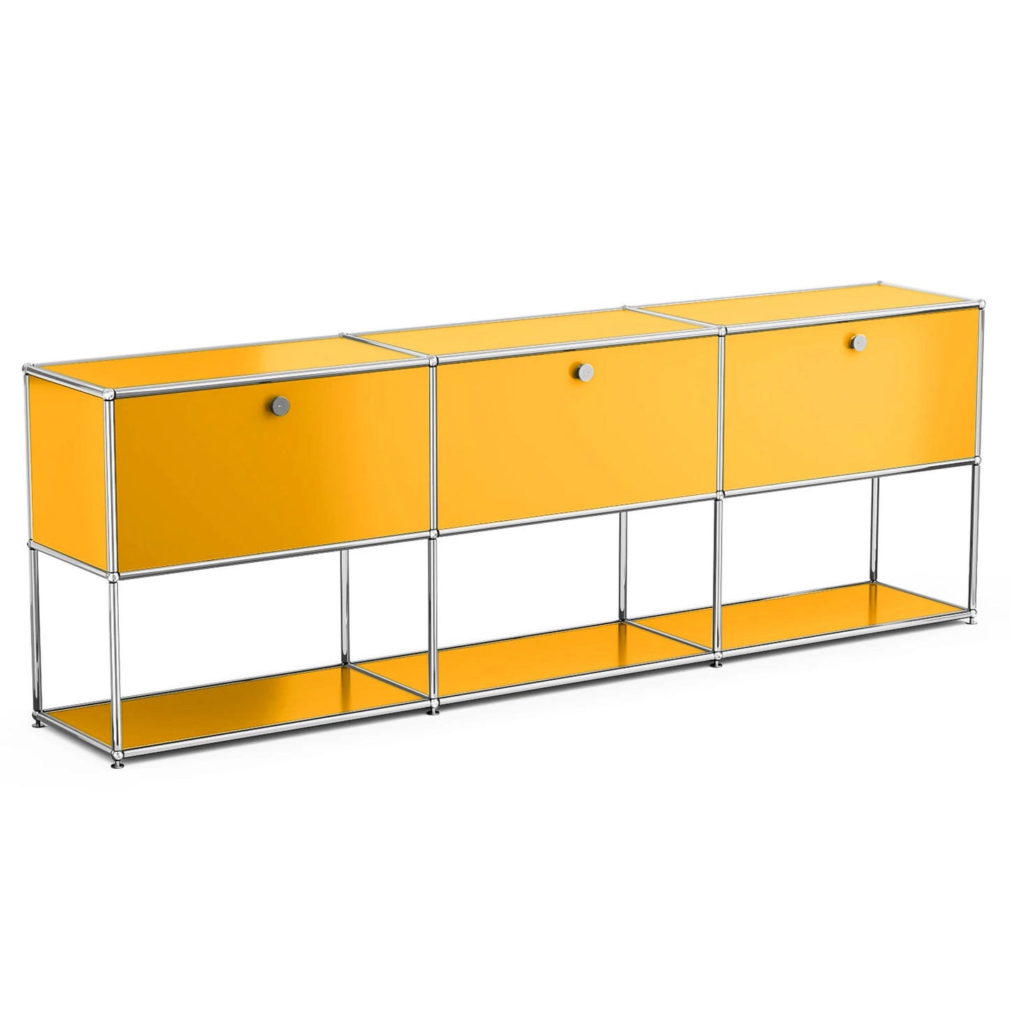 Furgle Modern Modular Metal Storage Cabinet Freestanding Sideboard
