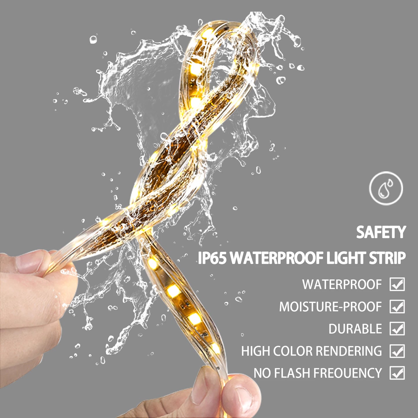 Smart LED Bathroom Mirror With 3X Magnifier And Backlit