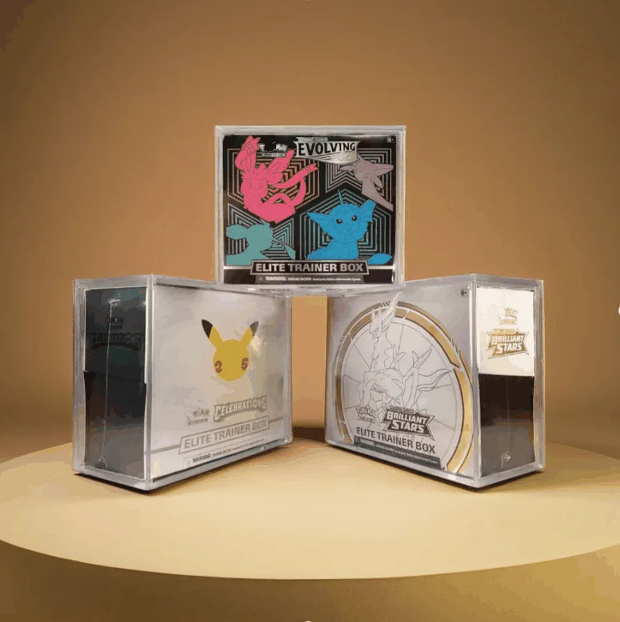 Acrylic Case for Elite Trainer Box ETB Display UV Resistant