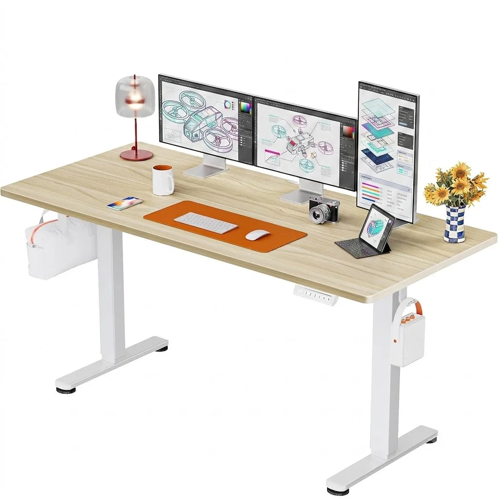 K Kyspho Electric Height Adjustable Standing Desk With Memory