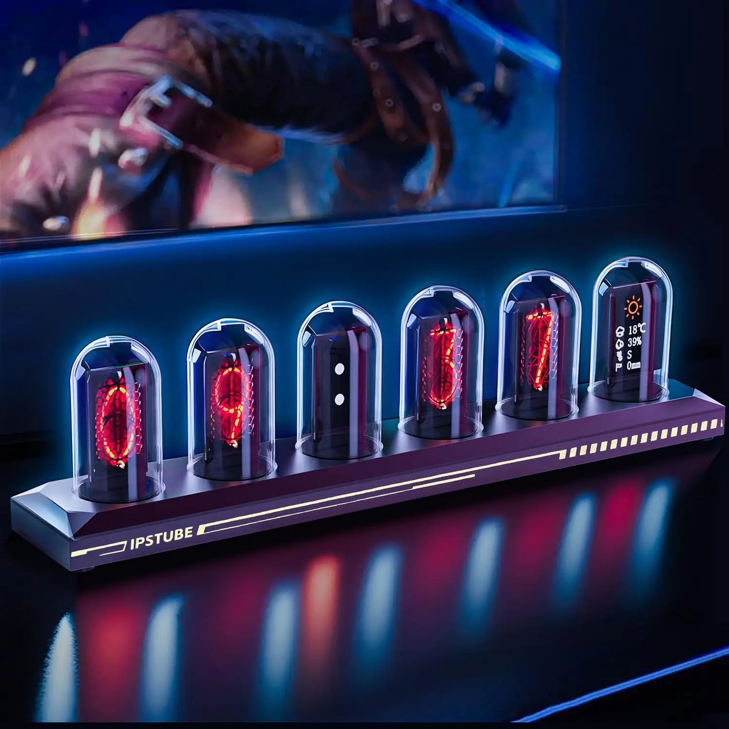 Aiopp Night Light Nixie Tube Clock Kit With Digital Calibration