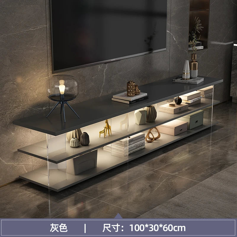 XMSJ Minimalist TV Stand Modern Storage Console For Living Room