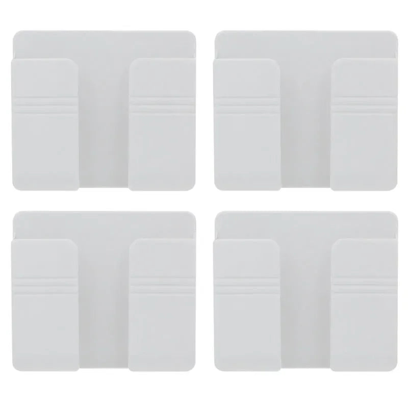 Wall Mounted Multifunction Storage Box Organizer for Remotes and Phones