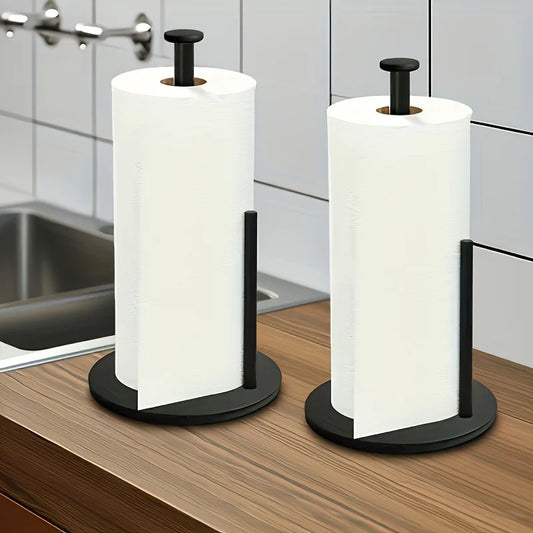 Stainless Steel Paper Towel Holder with Weighted Base