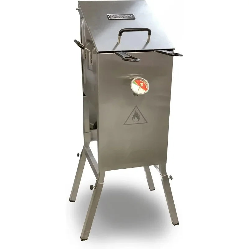 Outdoor Stainless Fryer With Thermometer And Baskets