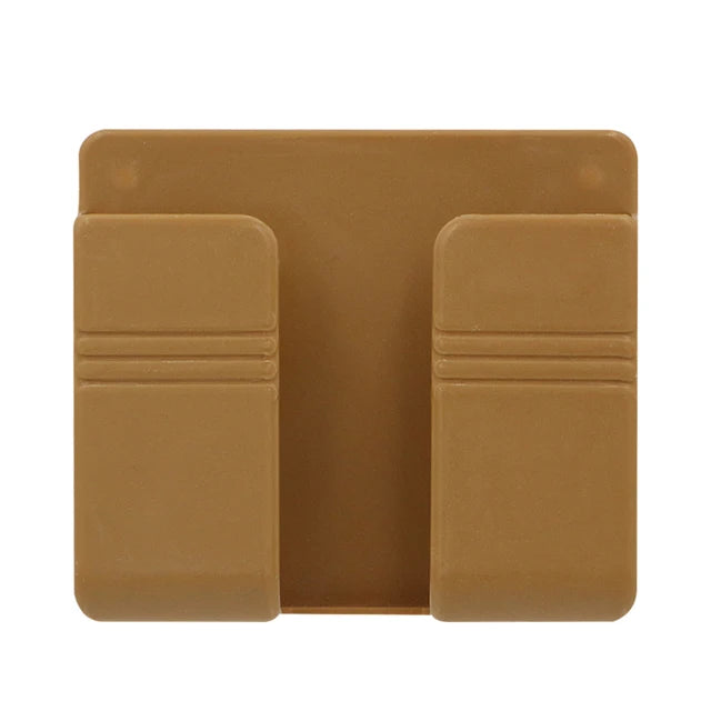 Wall Mounted Multifunction Storage Box Organizer for Remotes and Phones