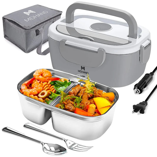 Electric Lunch Box Warmer 65W Portable Food Heater For Car And Home