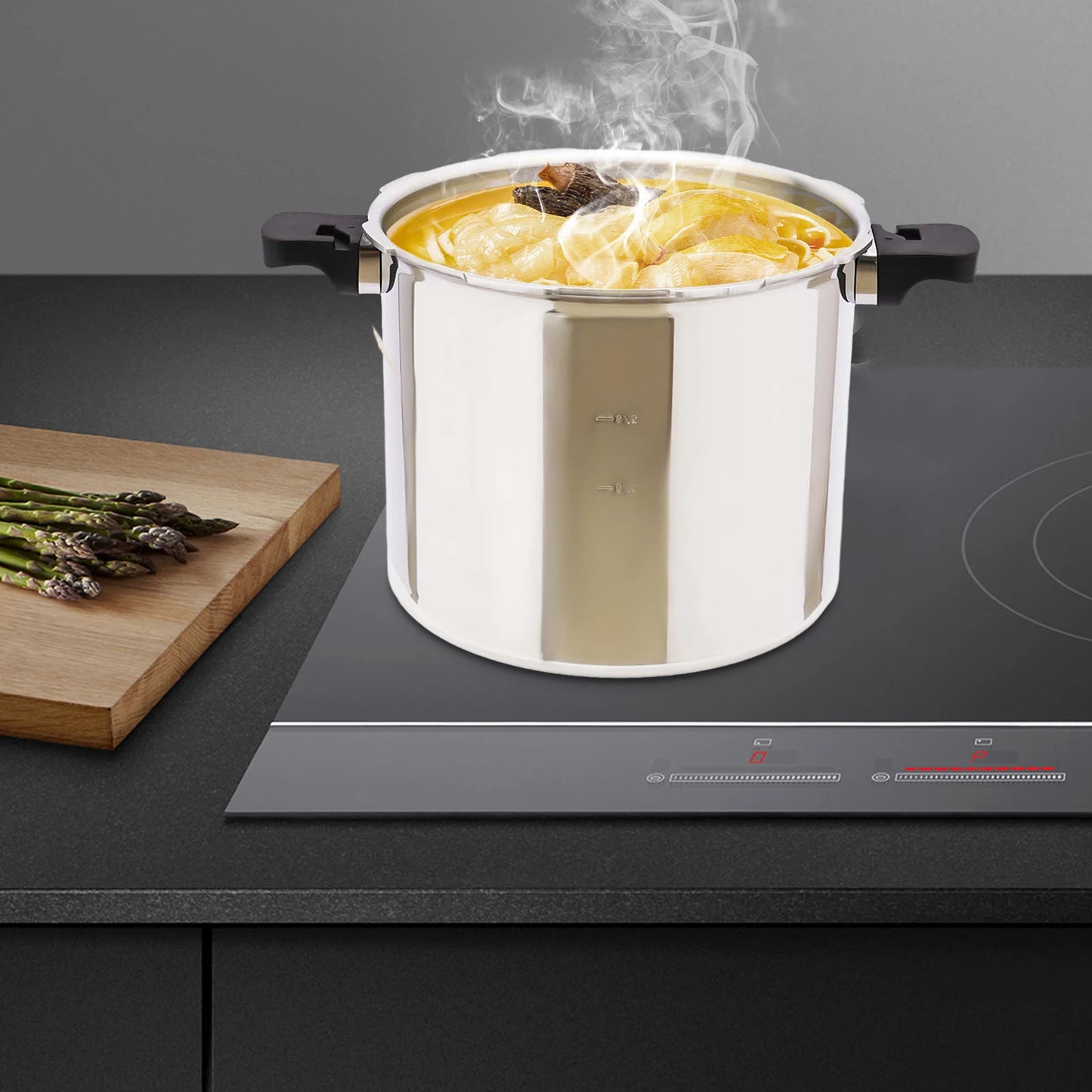 Explosion-Proof Commercial Pressure Cooker Aluminum Alloy For Gas Stoves