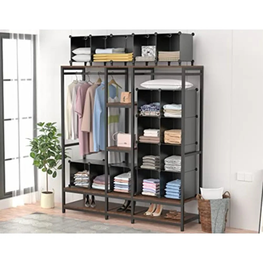 Plastic Cube Closet Organizer Shelves For Clothes And Bedroom Storage