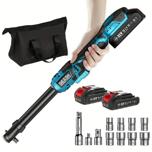 Seesii 12V Cordless Electric Wrench With 80Nm Torque