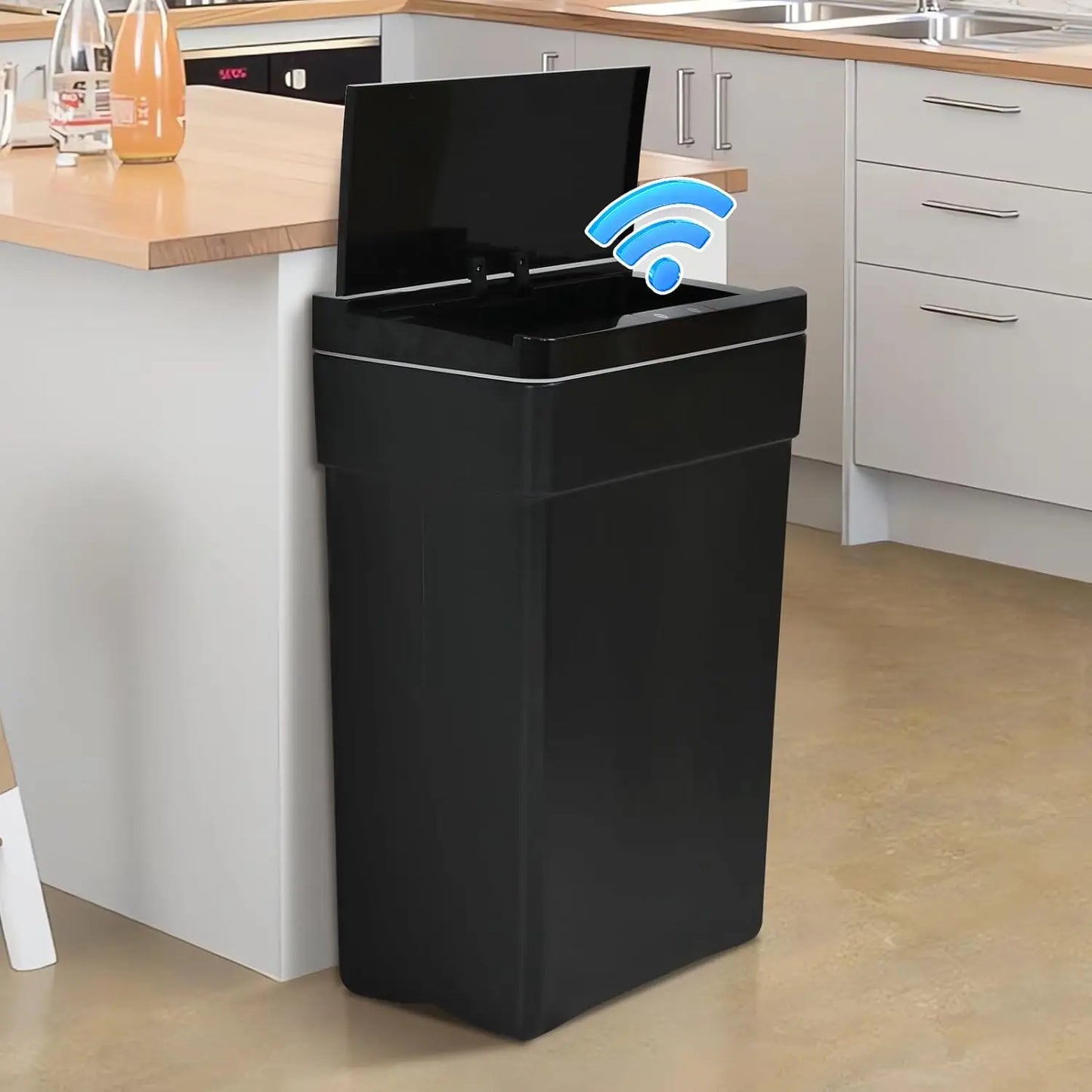 Automatic Touchless Trash Can for Home Office Kitchen