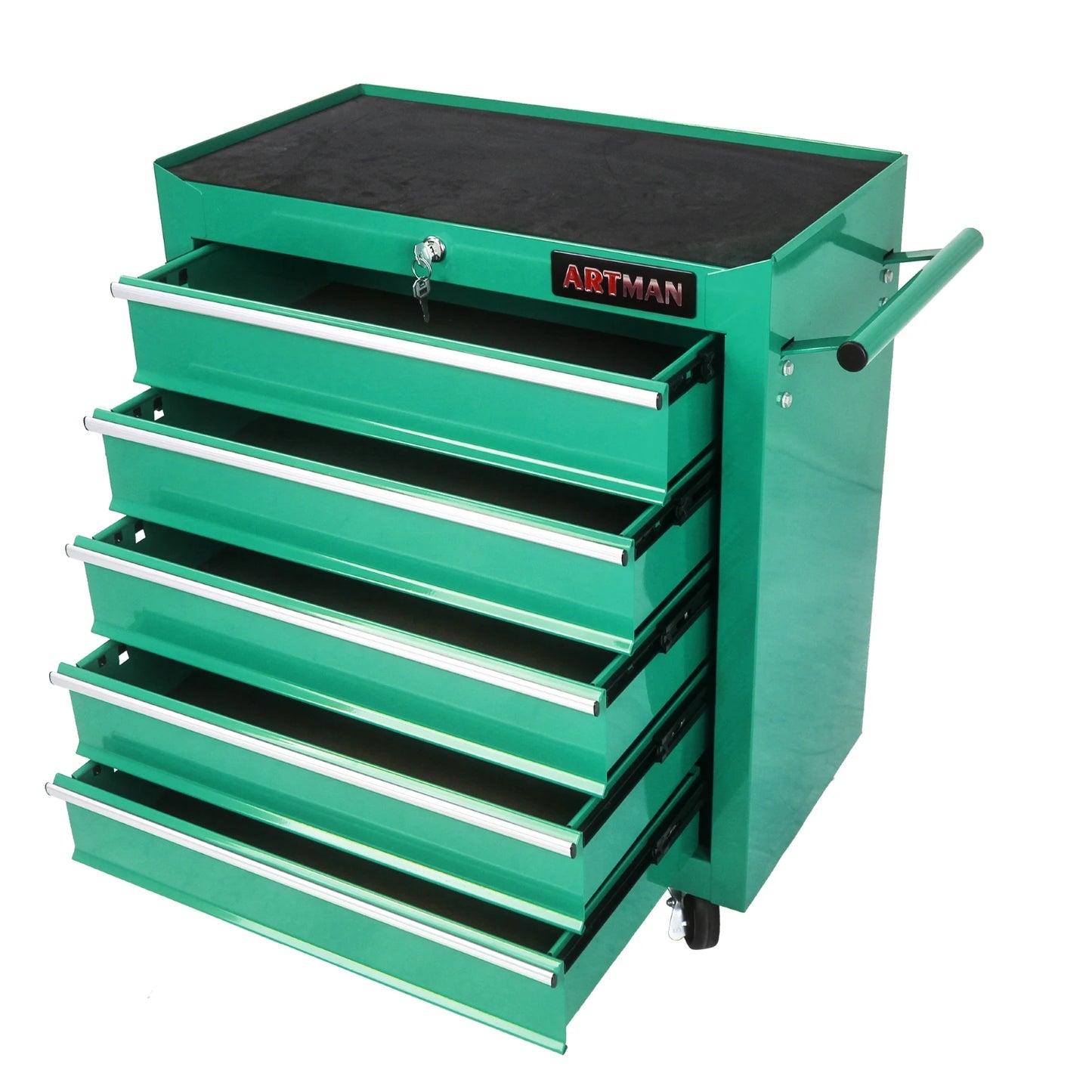 ARTMAN Heavy Duty Rolling Metal Tool Chest With Five Drawers