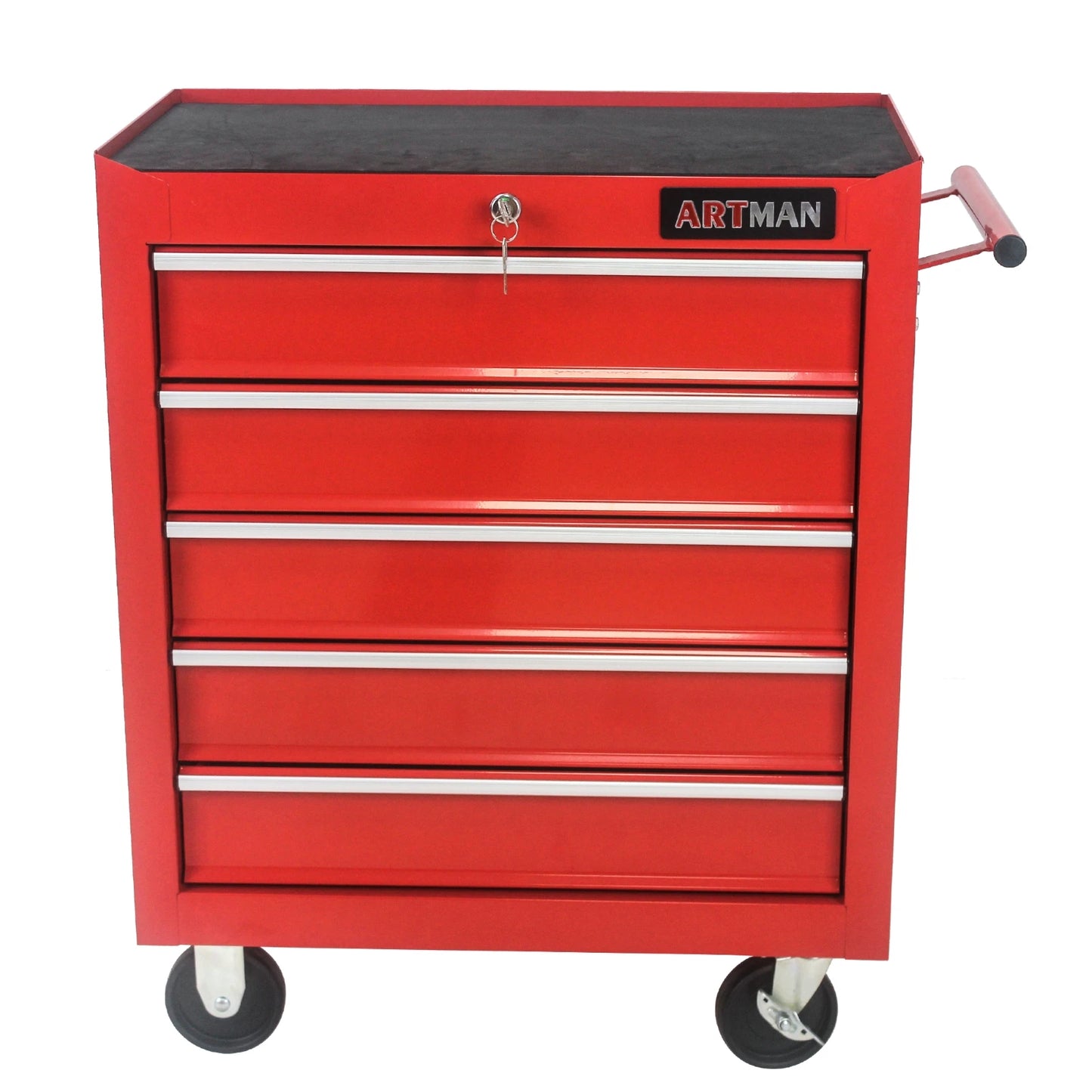 ARTMAN Heavy Duty Rolling Metal Tool Chest With Five Drawers