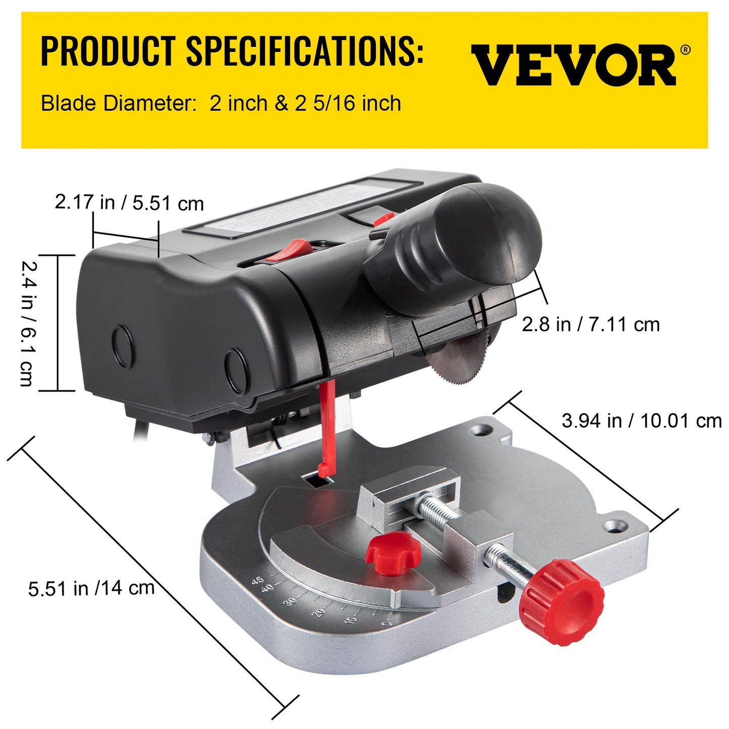 SucceBuy Mini Miter Cut Off Chop Saw For DIY Projects