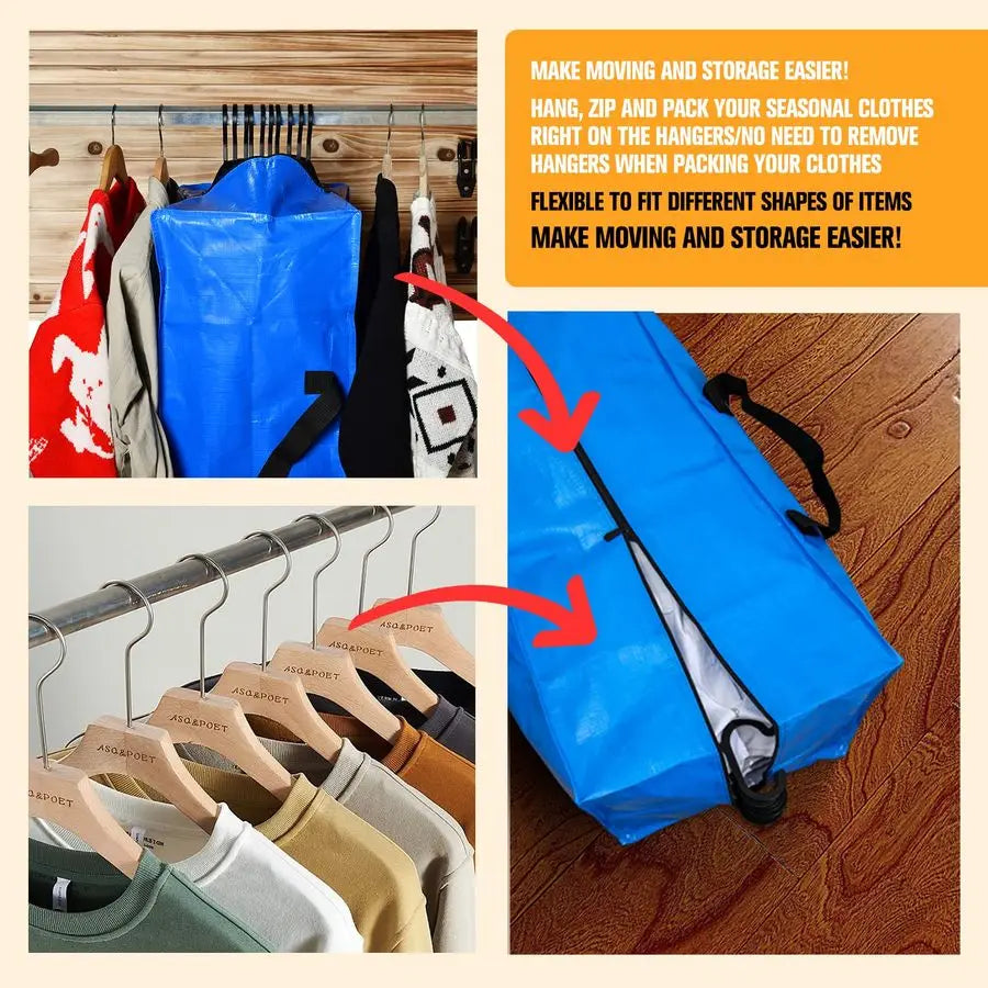 Extra Large Storage Totes for Moving and College Dorms