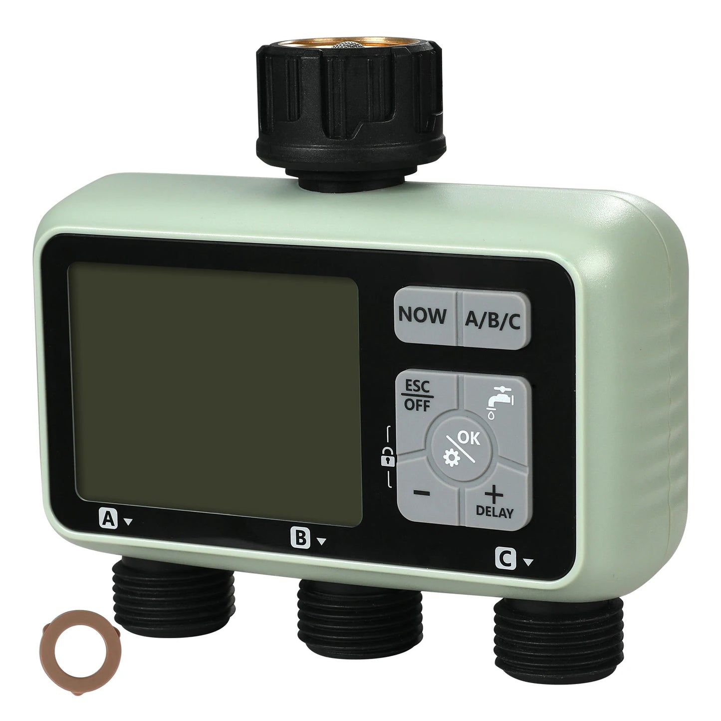 SucceBuy Water Timer 3 Outlets Hose With Independent Zones