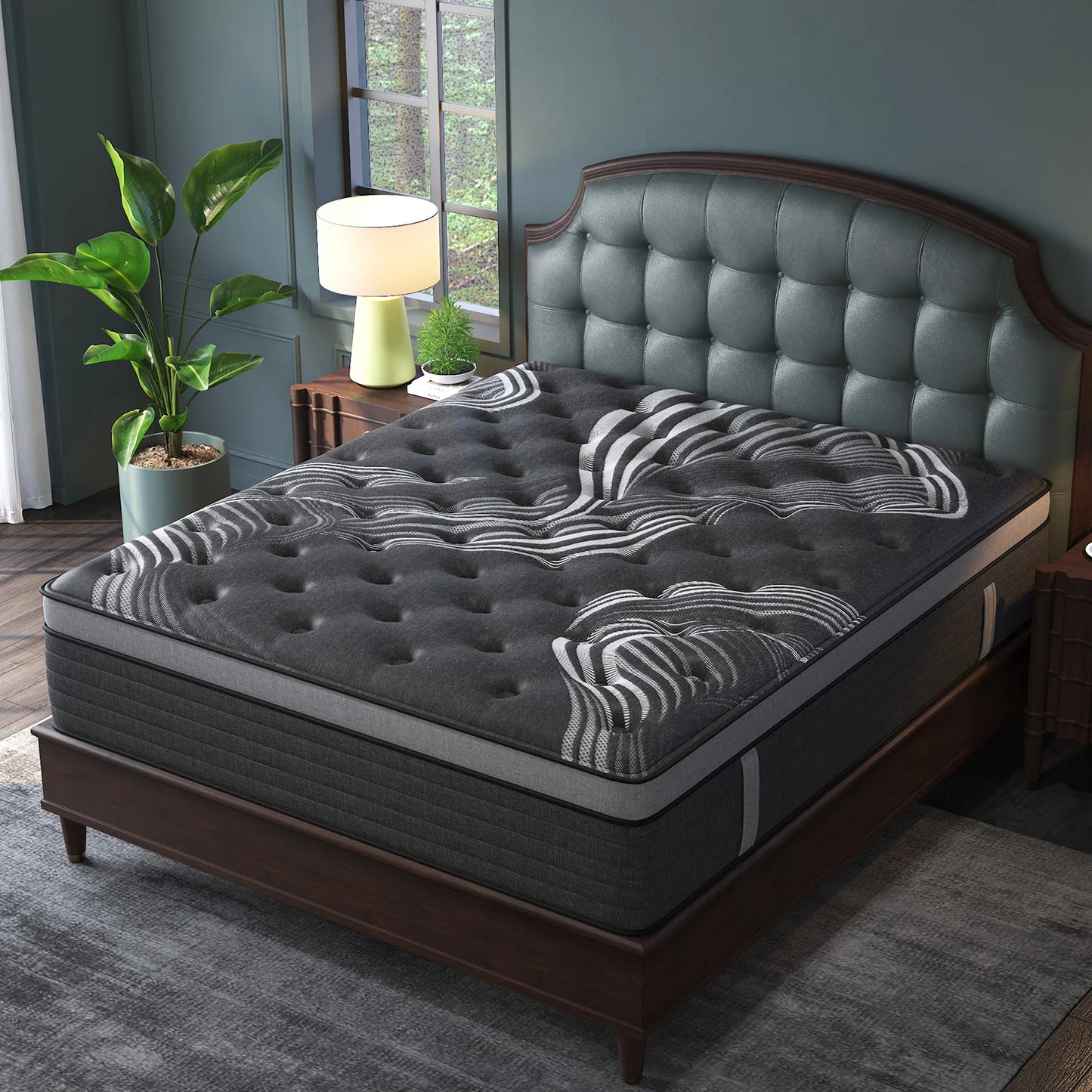Sweetlove Gel Memory Foam Hybrid Pocket Spring Mattress In A Box