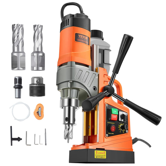 SucceBuy 1450W Magnetic Drill Portable Drill Press With Variable Speed