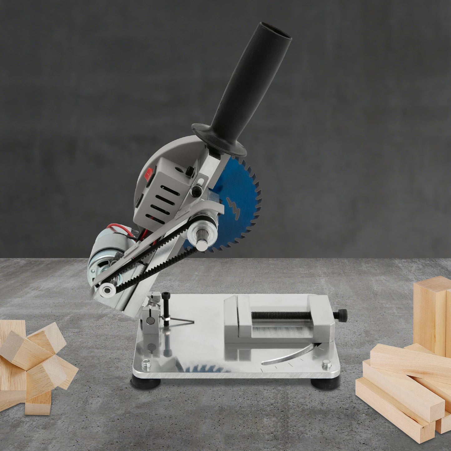 Portable 4 Inch Mini Table Saw With Adjustable Angle