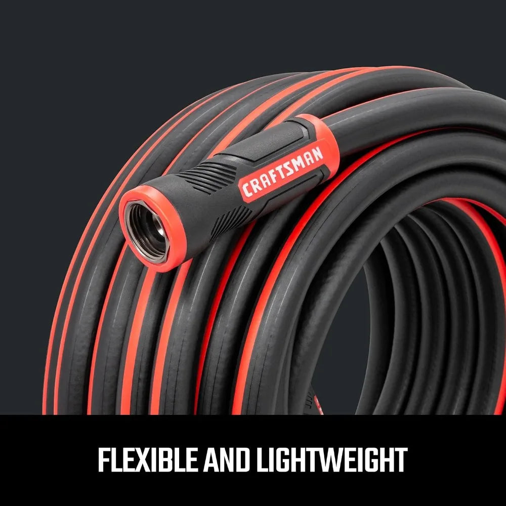 Heavy Duty Garden Hose, 100 ft x 5/8 in, Lightweight & Flexible