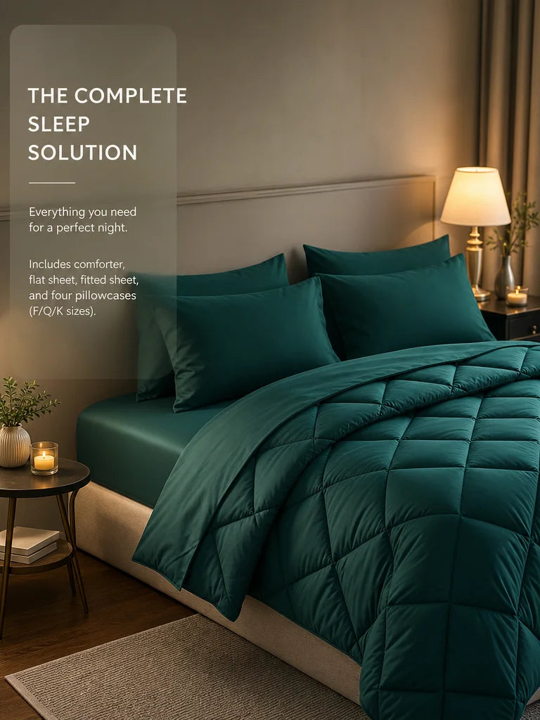 EasYum Bedding Set With Comforter Sheets Pillowcases