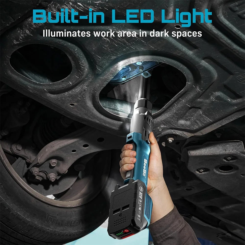Seesii 12V Cordless Electric Wrench With 80Nm Torque