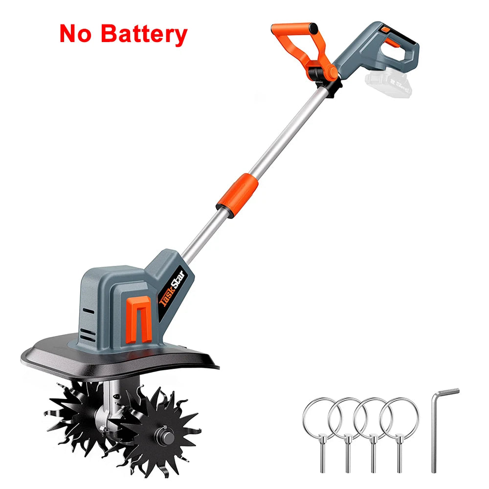 TaskStar Cordless Electric Cultivator For Makita 18V Battery
