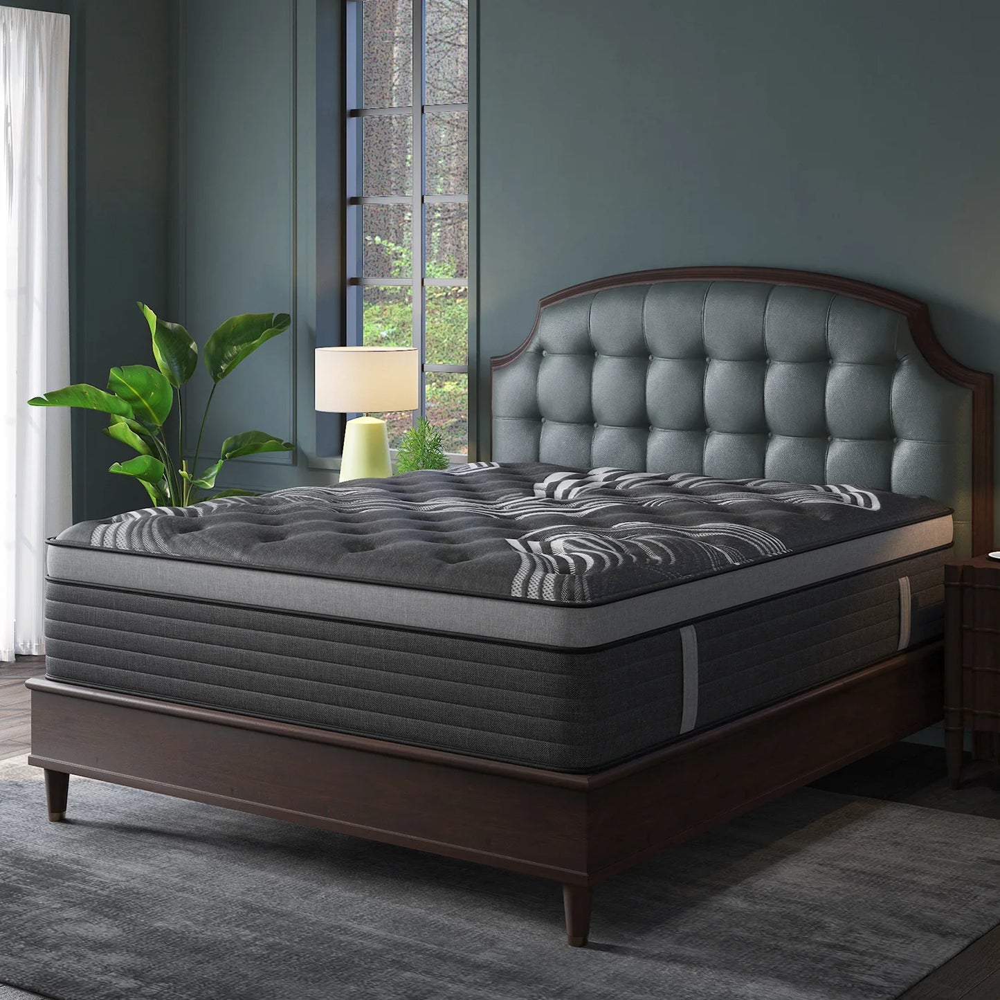 Sweetlove Gel Memory Foam Hybrid Pocket Spring Mattress In A Box