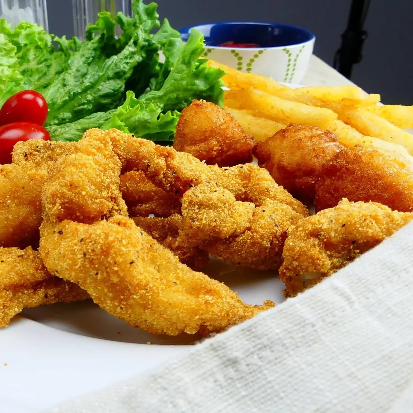 Outdoor Stainless Fryer With Thermometer And Baskets