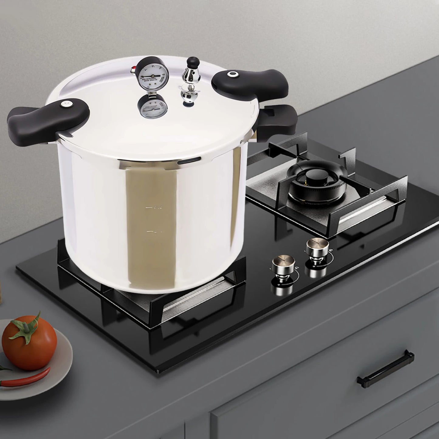 Explosion-Proof Commercial Pressure Cooker Aluminum Alloy For Gas Stoves