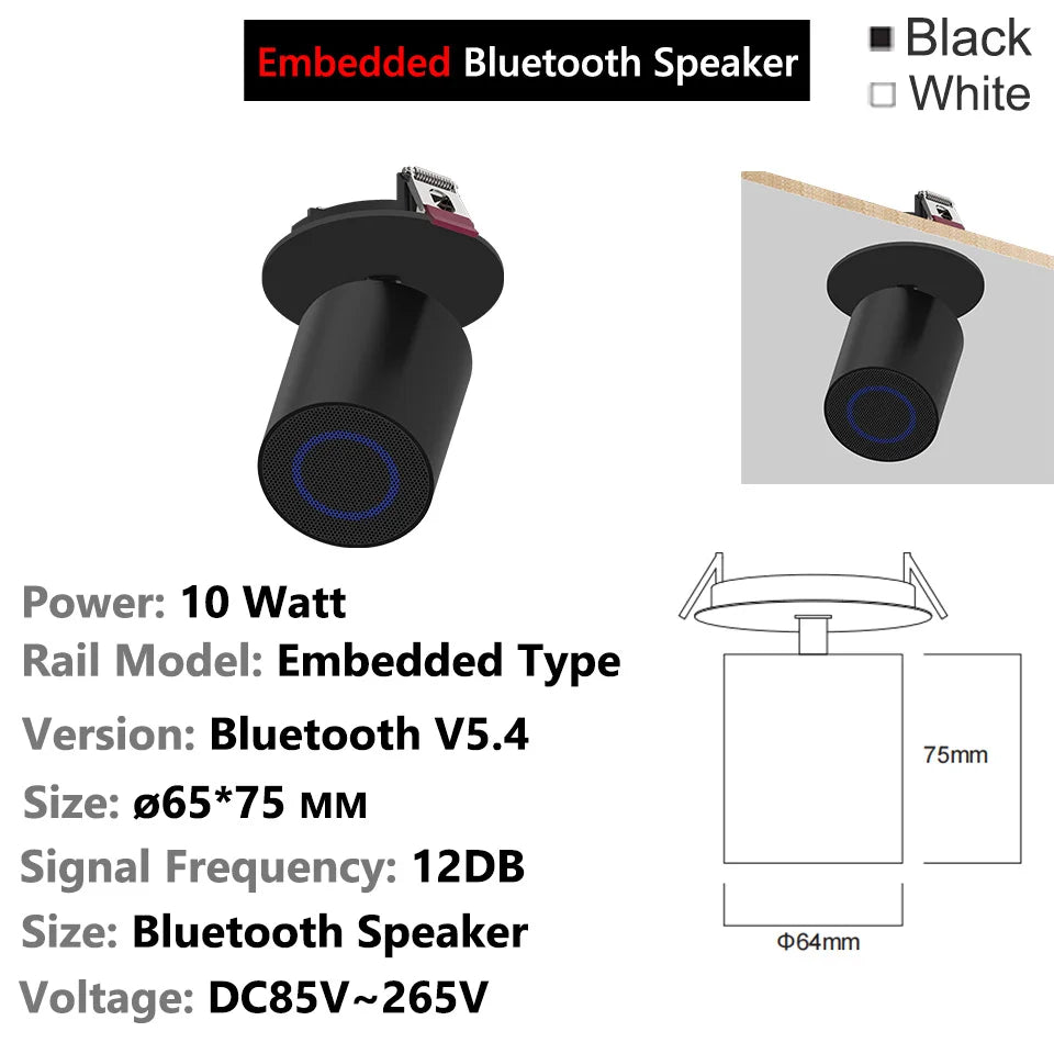 Magnetic Track Bluetooth Speaker Wireless Stereo Sound