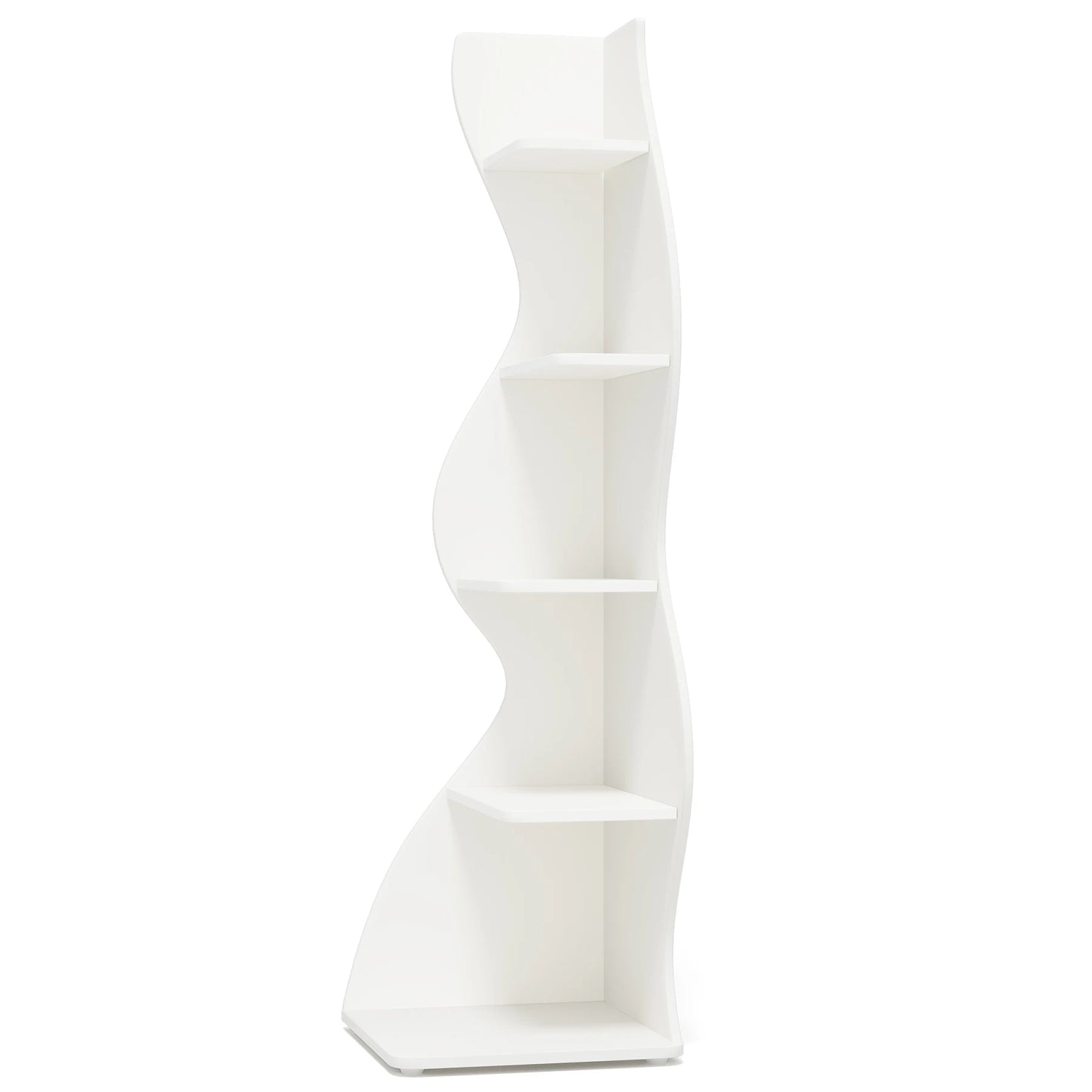 Tribesigns Corner Shelf 5-Tier Wall Bookshelf Plant Stand