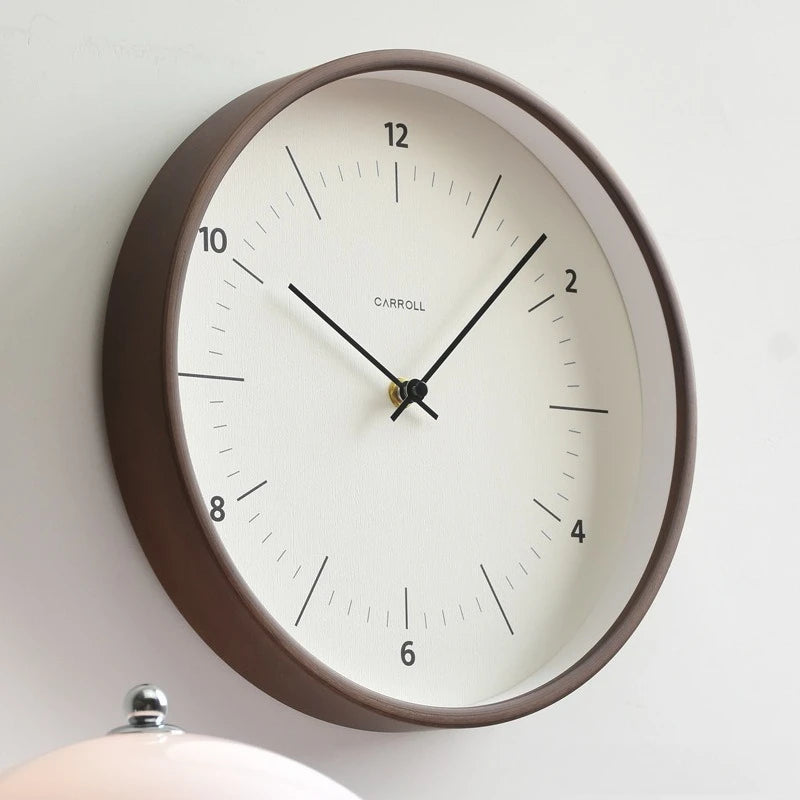 OEMG Minimalist Wall Clock Silent Movement Living Room Decor