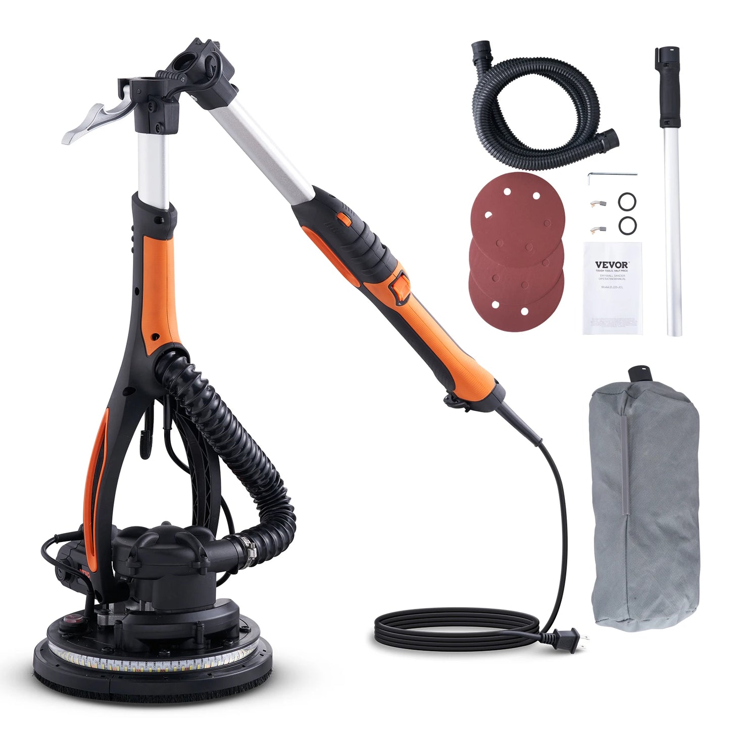 SucceBuy 900W Drywall Sander With Self Suction Handle