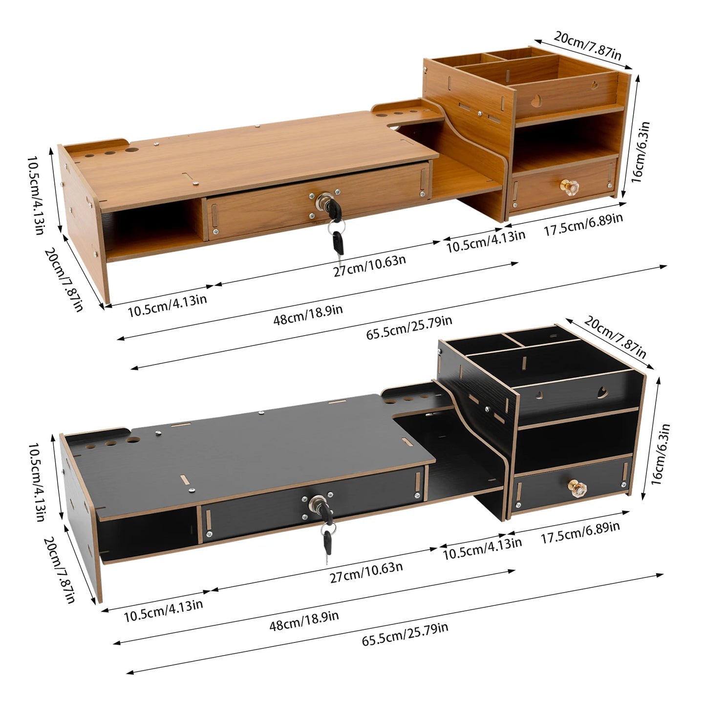 Modern Desktop Monitor Stand And Riser For Office And Study