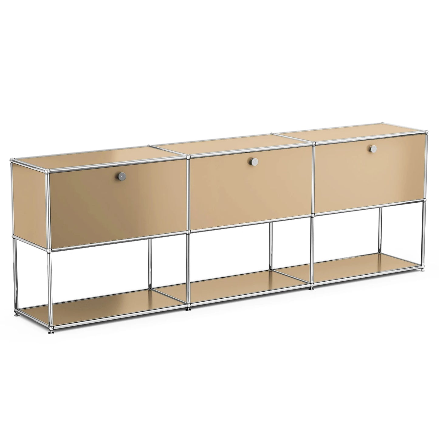 Furgle Modern Modular Metal Storage Cabinet Freestanding Sideboard