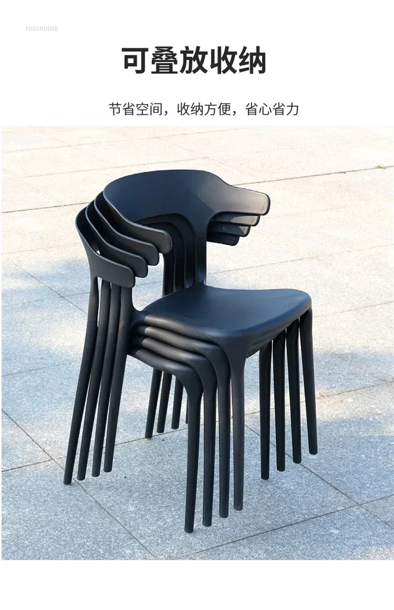 Fosuhouse Metal Outdoor Table Modern Style Waterproof