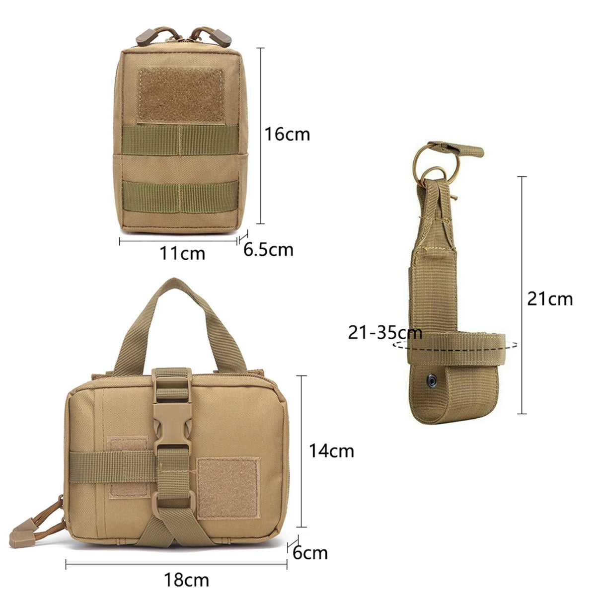PETRAVEL Tactical Dog Harness Set With Leash And MOLLE Pouches