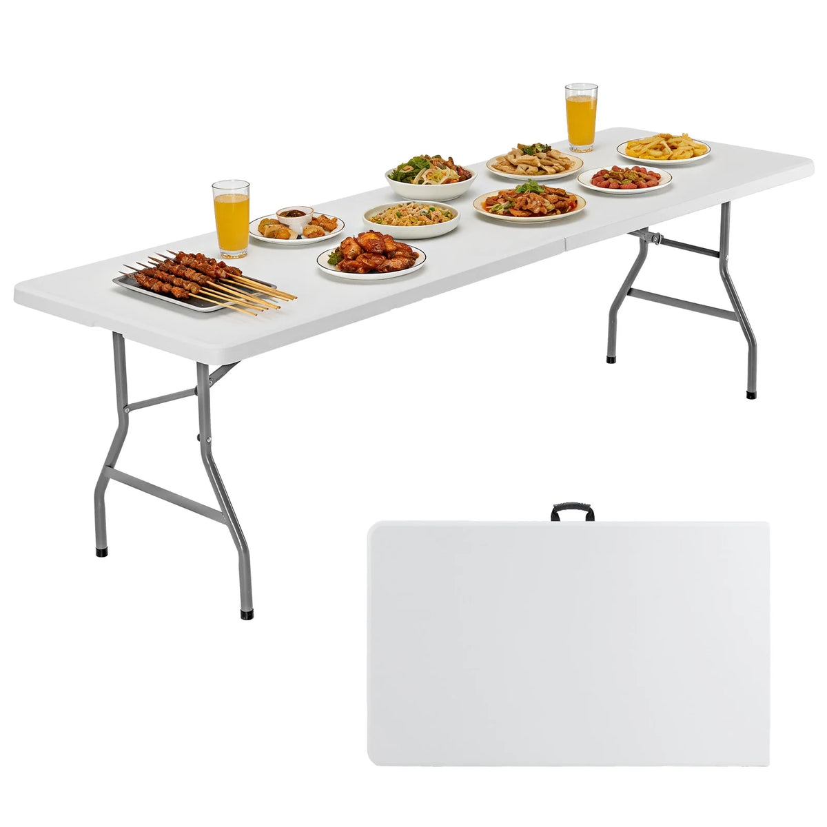 MCQ Folding Outdoor Picnic Table With Carrying Handle For Camping