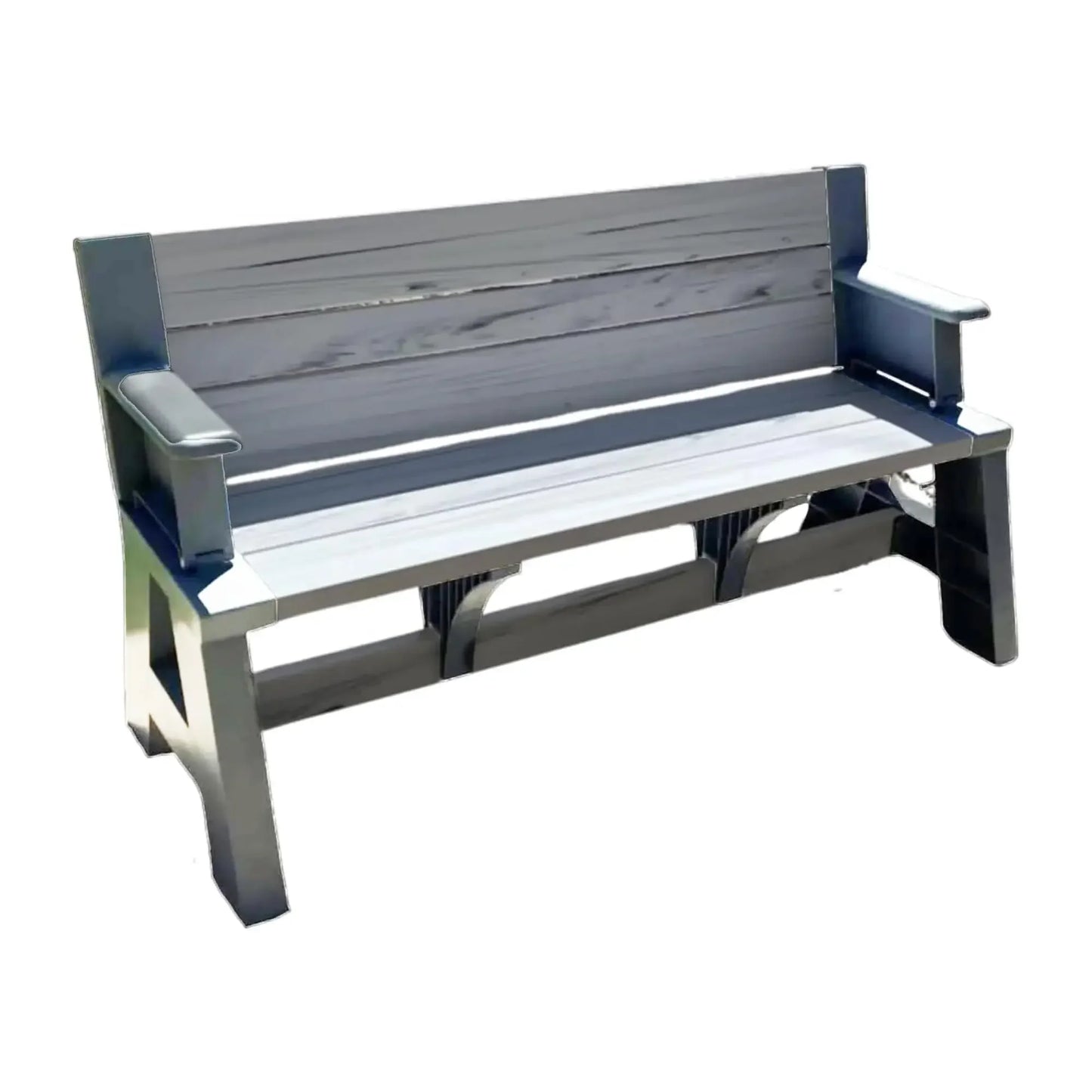 Convert-a-Bench 2-in-1 Outdoor Bench & Picnic Table - Foldable, Weather-Resistant Seating - Perfect for Patio, Lawn, Garden