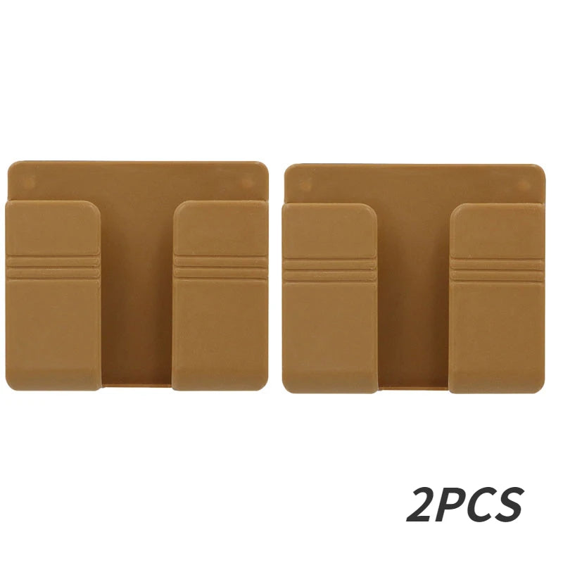 Wall Mounted Multifunction Storage Box Organizer for Remotes and Phones