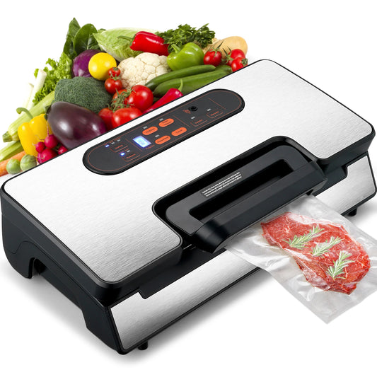 SucceBuy Vacuum Sealer Food Packaging Machine 90KPa 130W