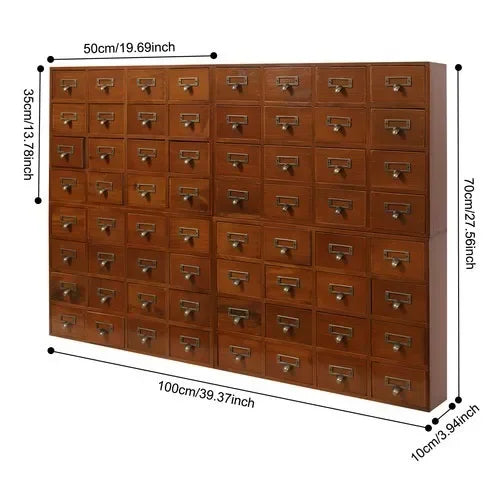 Bymaocar Pine Wood Storage Cabinet Organizer For Home Office